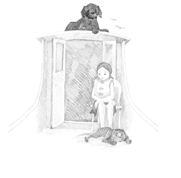 Иллюстрация к книге — Щенок Фред, или Уплывший дом [block_001144133.jpg]