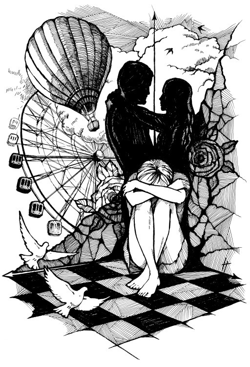 Иллюстрация к книге — Ровно посредине, всегда чуть ближе к тебе [i_003.jpg]