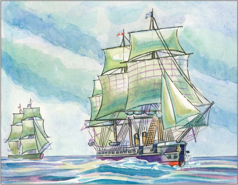 Иллюстрация к книге — Азбука гардемарина [i_135.jpg]