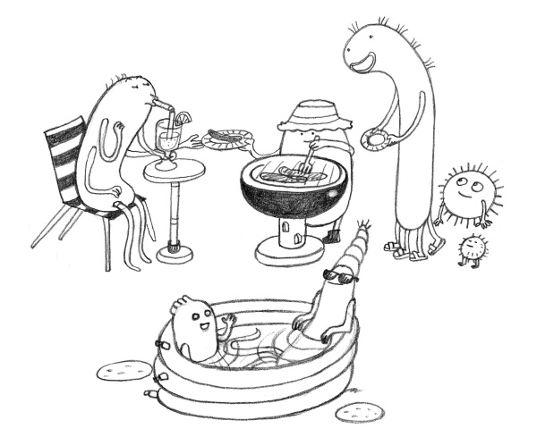 Иллюстрация к книге — Тайная жизнь домашних микробов: все о бактериях, грибках и вирусах [i_003.jpg]