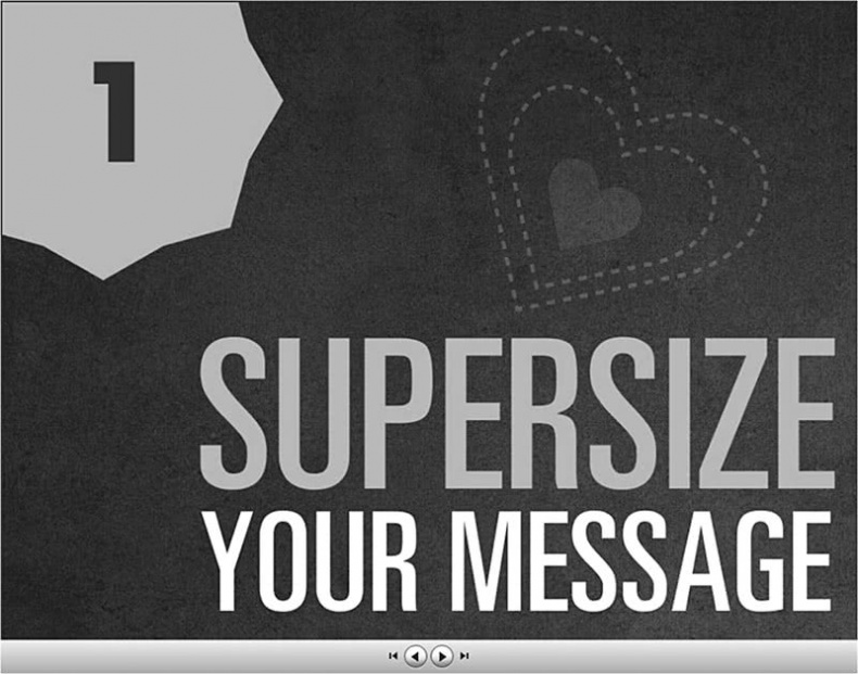 Иллюстрация к книге — Поражай своей презентацией. 30 правил создания впечатляющего слайд-шоу от лучших спикеров TED Talks [i_058.jpg]