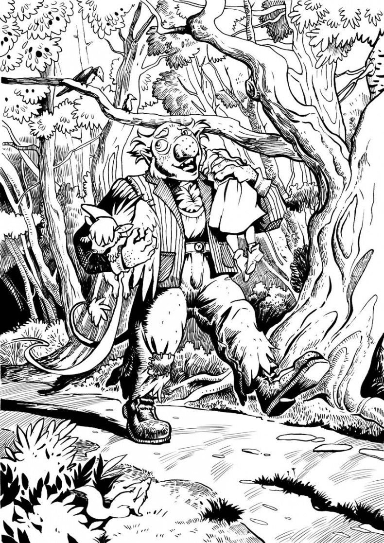 Иллюстрация к книге — Бес молний. Девочка и тролль [_5.jpg]