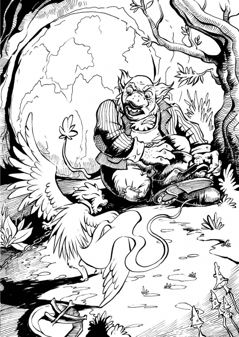 Иллюстрация к книге — Бес молний. Девочка и тролль [_6.jpg]