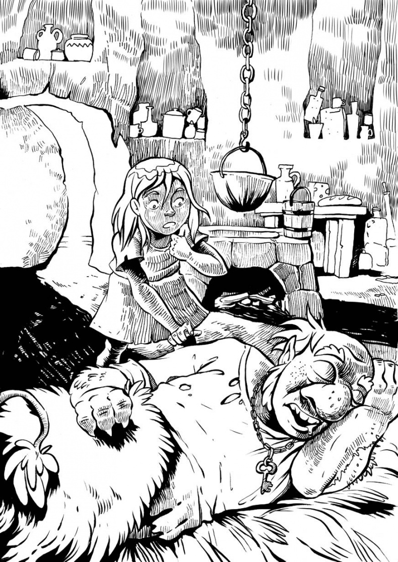 Иллюстрация к книге — Бес молний. Девочка и тролль [_8.jpg]