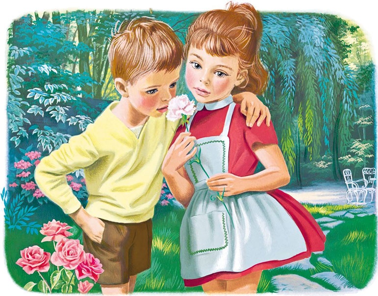 Иллюстрация к книге — Маруся помогает маме: На кухне. Дома [i_018.jpg]