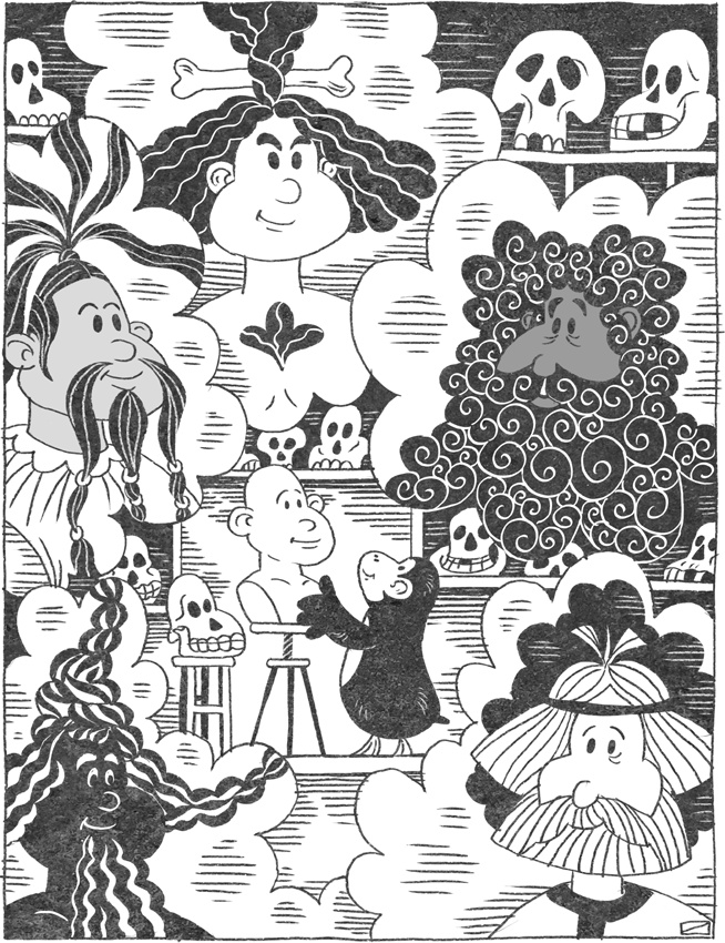 Иллюстрация к книге — Странная обезьяна. Куда делась шерсть и почему люди разного цвета [i_003.jpg]