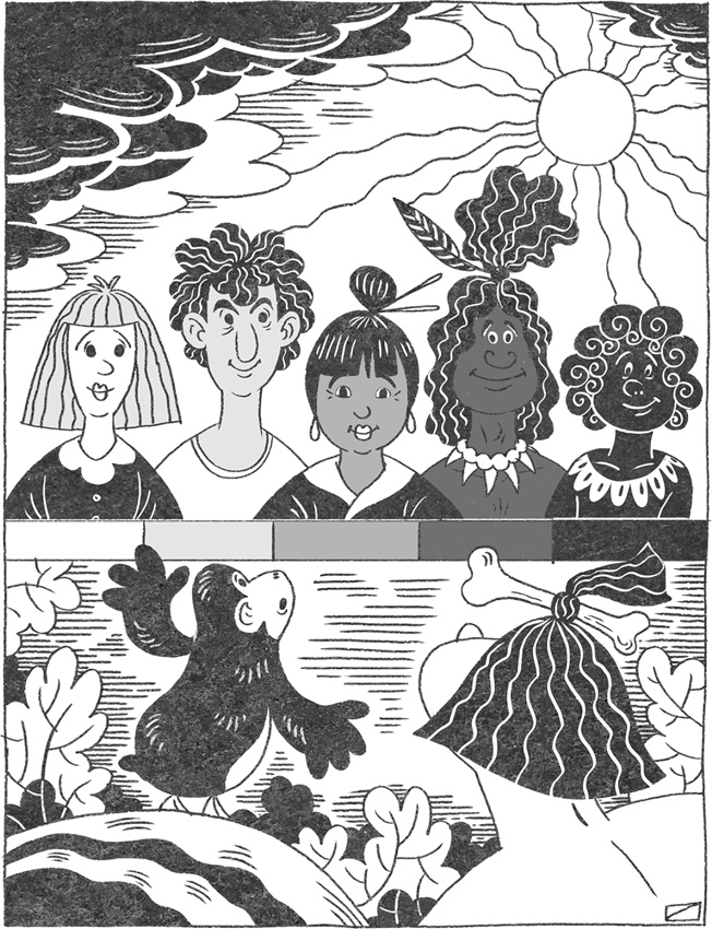 Иллюстрация к книге — Странная обезьяна. Куда делась шерсть и почему люди разного цвета [i_050.jpg]