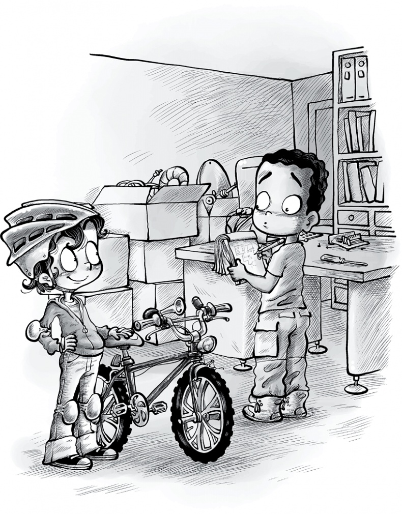 Иллюстрация к книге — Охотники за призраками. Призраки не ездят на великах, так ведь? [i_007.jpg]