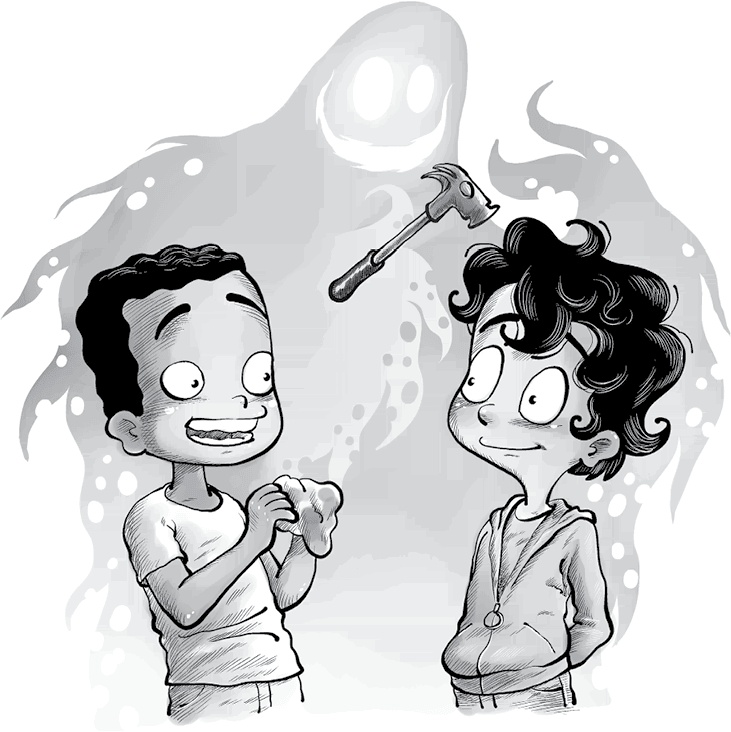 Иллюстрация к книге — Охотники за призраками. Призраки не ездят на великах, так ведь? [i_038.jpg]