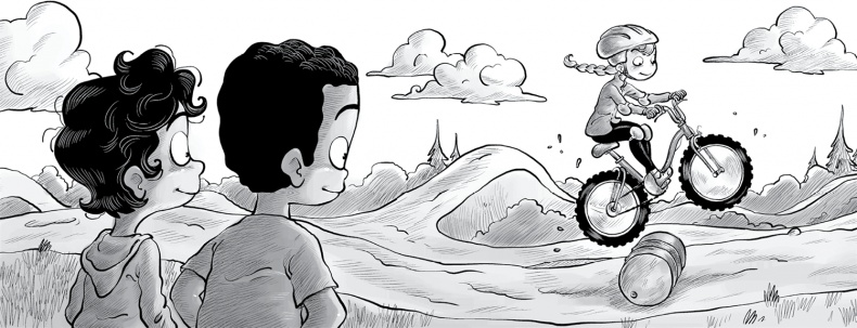 Иллюстрация к книге — Охотники за призраками. Призраки не ездят на великах, так ведь? [i_050.jpg]