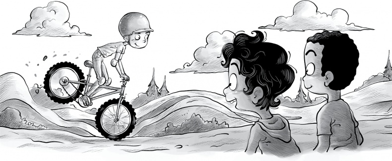 Иллюстрация к книге — Охотники за призраками. Призраки не ездят на великах, так ведь? [i_051.jpg]