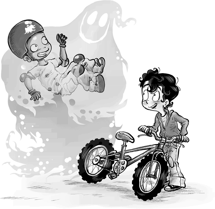 Иллюстрация к книге — Охотники за призраками. Призраки не ездят на великах, так ведь? [i_103.jpg]