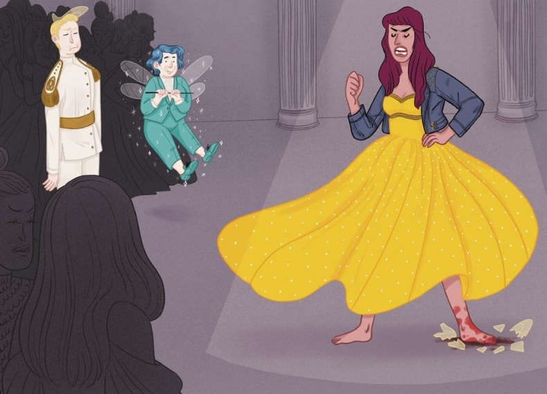 Иллюстрация к книге — Золушка и стеклянный потолок и другие феминистские сказки [i_005.jpg]