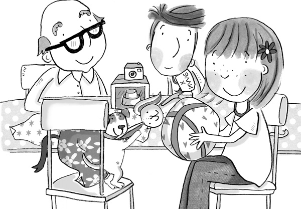 Иллюстрация к книге — Вечеринка для щенка [i_044.jpg]