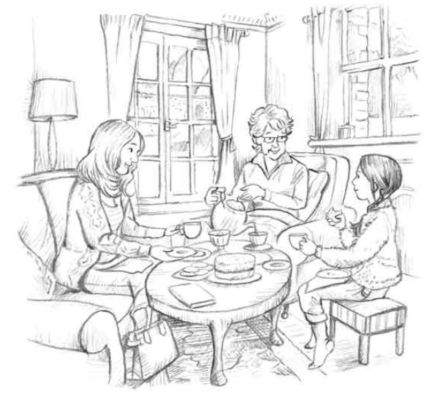 Иллюстрация к книге — Рождественские истории. Снежный кот [pic2.jpg]