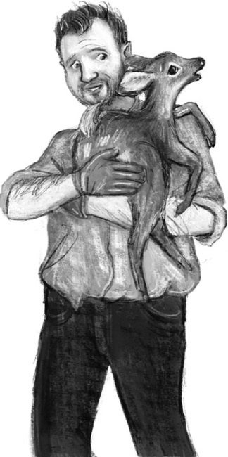 Иллюстрация к книге — Оленёнок Крапинка, или Бархатистый носик [i_041.jpg]