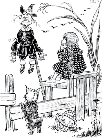 Иллюстрация к книге — Все приключения Элли и Тотошки. Волшебник Изумрудного города. Урфин Джюс и его деревянные солдаты. Семь подземных королей [i_025.jpg]