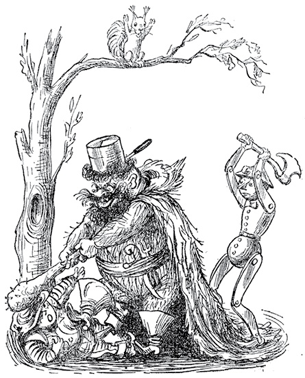 Иллюстрация к книге — Все приключения Элли и Тотошки. Волшебник Изумрудного города. Урфин Джюс и его деревянные солдаты. Семь подземных королей [i_029.jpg]