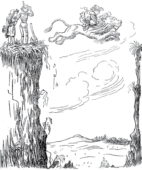 Иллюстрация к книге — Все приключения Элли и Тотошки. Волшебник Изумрудного города. Урфин Джюс и его деревянные солдаты. Семь подземных королей [i_034.jpg]