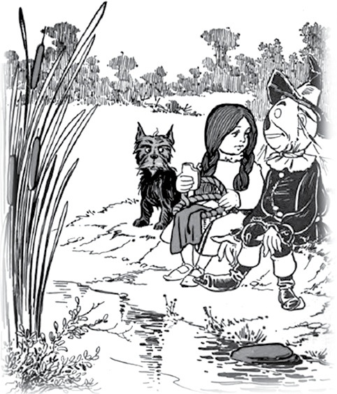 Иллюстрация к книге — Все приключения Элли и Тотошки. Волшебник Изумрудного города. Урфин Джюс и его деревянные солдаты. Семь подземных королей [i_055.jpg]