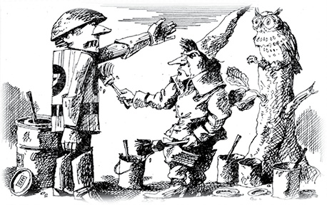 Иллюстрация к книге — Все приключения Элли и Тотошки. Волшебник Изумрудного города. Урфин Джюс и его деревянные солдаты. Семь подземных королей [i_063.jpg]