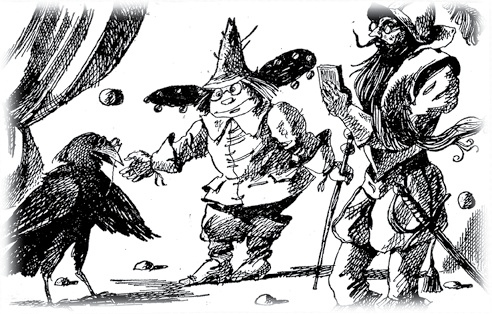 Иллюстрация к книге — Все приключения Элли и Тотошки. Волшебник Изумрудного города. Урфин Джюс и его деревянные солдаты. Семь подземных королей [i_064.jpg]