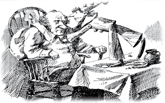 Иллюстрация к книге — Все приключения Элли и Тотошки. Волшебник Изумрудного города. Урфин Джюс и его деревянные солдаты. Семь подземных королей [i_068.jpg]