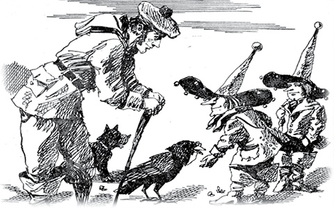 Иллюстрация к книге — Все приключения Элли и Тотошки. Волшебник Изумрудного города. Урфин Джюс и его деревянные солдаты. Семь подземных королей [i_080.jpg]