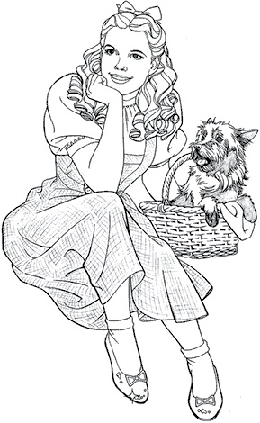 Иллюстрация к книге — Все приключения Элли и Тотошки. Волшебник Изумрудного города. Урфин Джюс и его деревянные солдаты. Семь подземных королей [i_131.jpg]