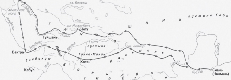 Иллюстрация к книге — Великий шелковый путь. Полная история [i_015.jpg]