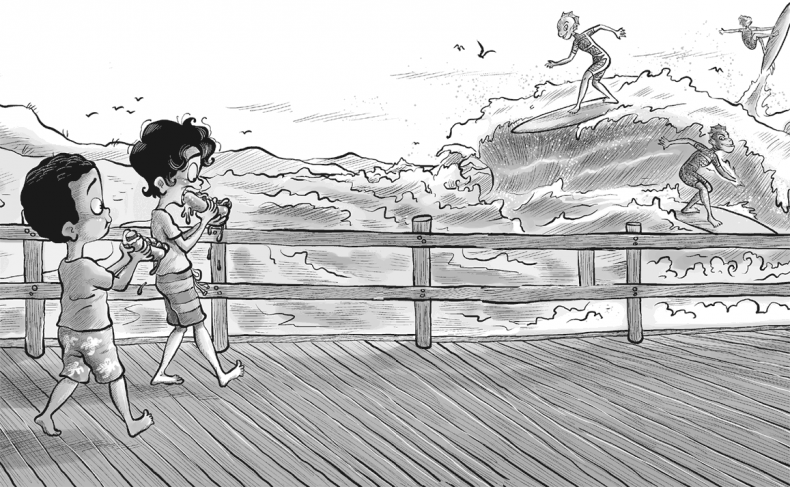 Иллюстрация к книге — Охотники за призраками. Лови волну, страшилка! [i_060.jpg]