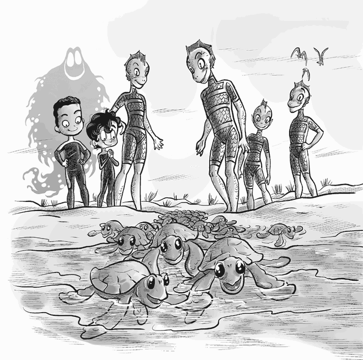 Иллюстрация к книге — Охотники за призраками. Лови волну, страшилка! [i_096.jpg]