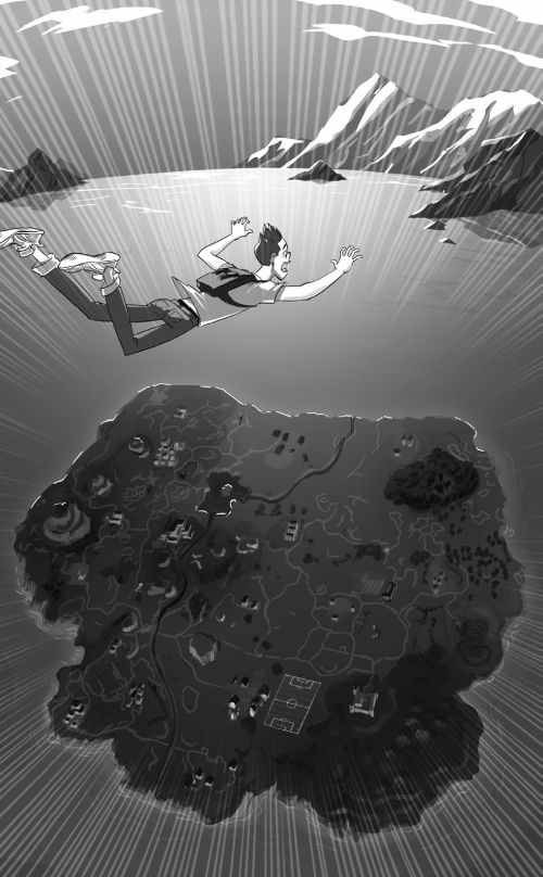 Иллюстрация к книге — Fortnite. Королевская битва. Большая игра [i_001.jpg]