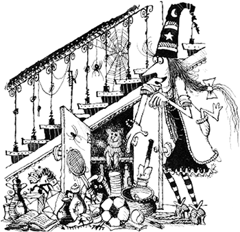 Иллюстрация к книге — Приключения ведьмочки Винни в школе. 4 волшебные истории [i_006.jpg]