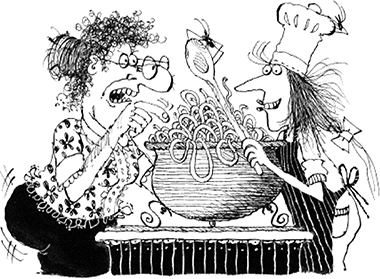 Иллюстрация к книге — Приключения ведьмочки Винни в школе. 4 волшебные истории [i_063.jpg]