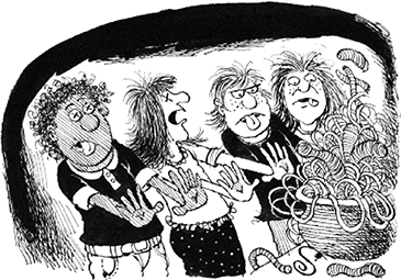 Иллюстрация к книге — Приключения ведьмочки Винни в школе. 4 волшебные истории [i_066.jpg]