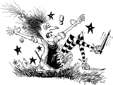 Иллюстрация к книге — Приключения ведьмочки Винни в школе. 4 волшебные истории [i_084.jpg]