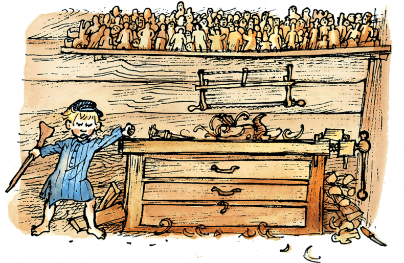 Иллюстрация к книге — Новые проделки Эмиля из Лённеберги [i_021.jpg]