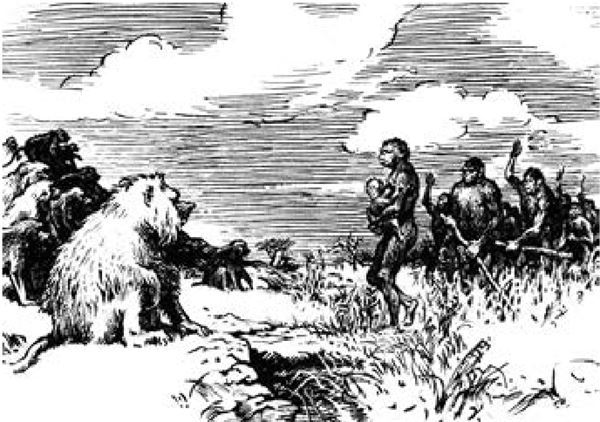 Иллюстрация к книге — Рам и Гау. Повесть об обезьянолюдях [i_010.jpg]