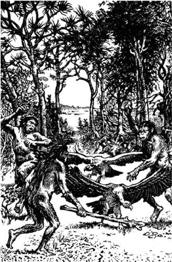 Иллюстрация к книге — Рам и Гау. Повесть об обезьянолюдях [i_014.jpg]