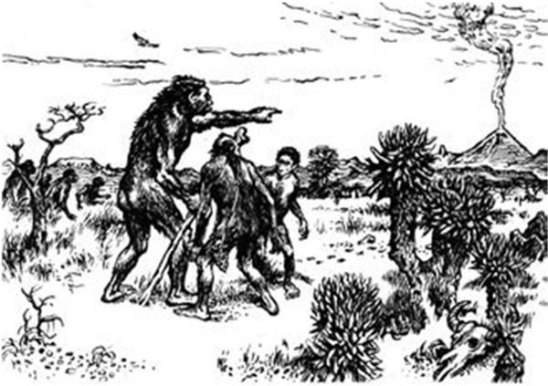 Иллюстрация к книге — Рам и Гау. Повесть об обезьянолюдях [i_017.jpg]