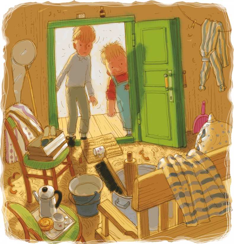 Иллюстрация к книге — Карлсон, который живет на крыше, опять прилетел [i_007.jpg]