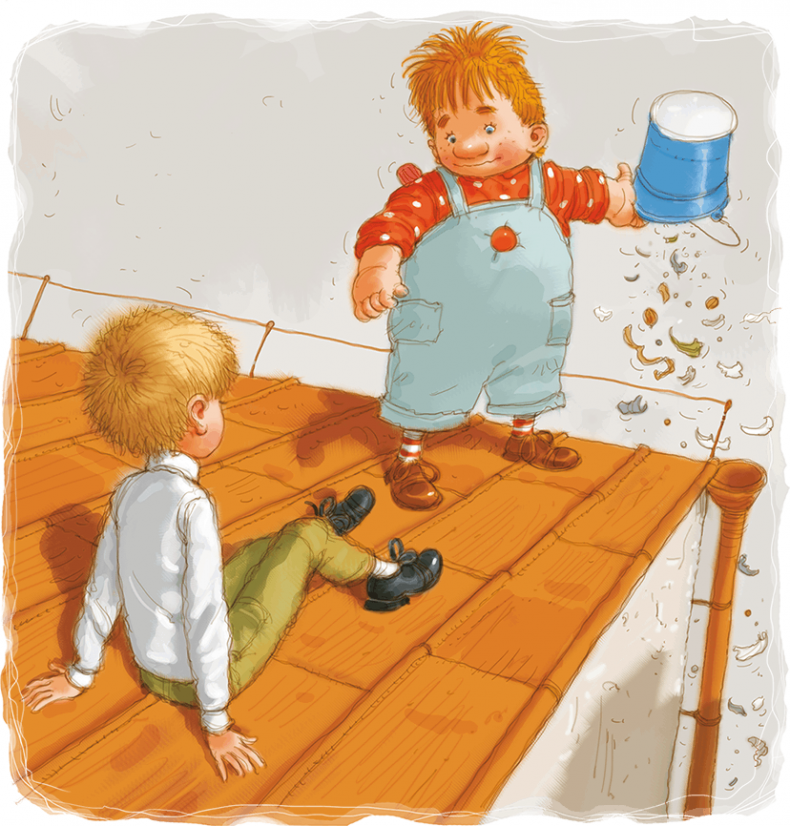 Иллюстрация к книге — Карлсон, который живет на крыше, опять прилетел [i_008.jpg]