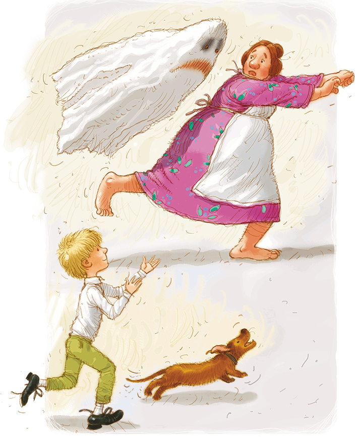 Иллюстрация к книге — Карлсон, который живет на крыше, опять прилетел [i_032.jpg]