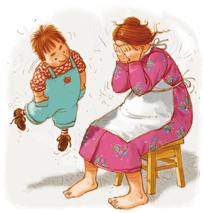 Иллюстрация к книге — Карлсон, который живет на крыше, опять прилетел [i_036.jpg]