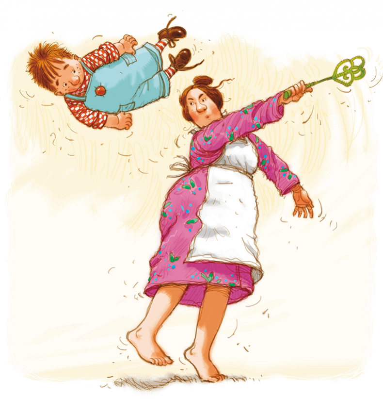 Иллюстрация к книге — Карлсон, который живет на крыше, опять прилетел [i_037.jpg]