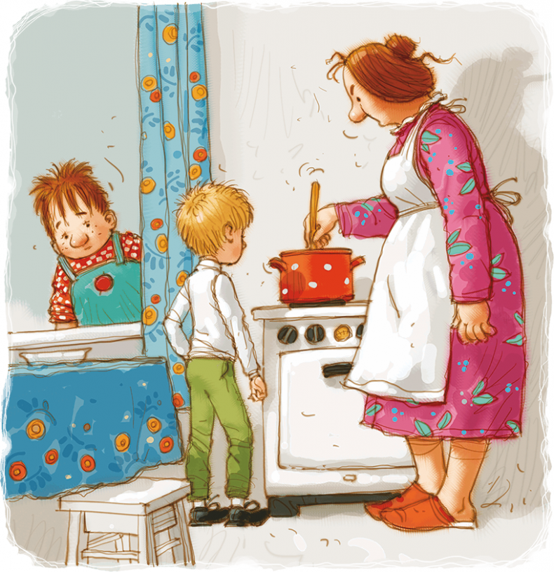 Иллюстрация к книге — Карлсон, который живет на крыше, опять прилетел [i_041.jpg]