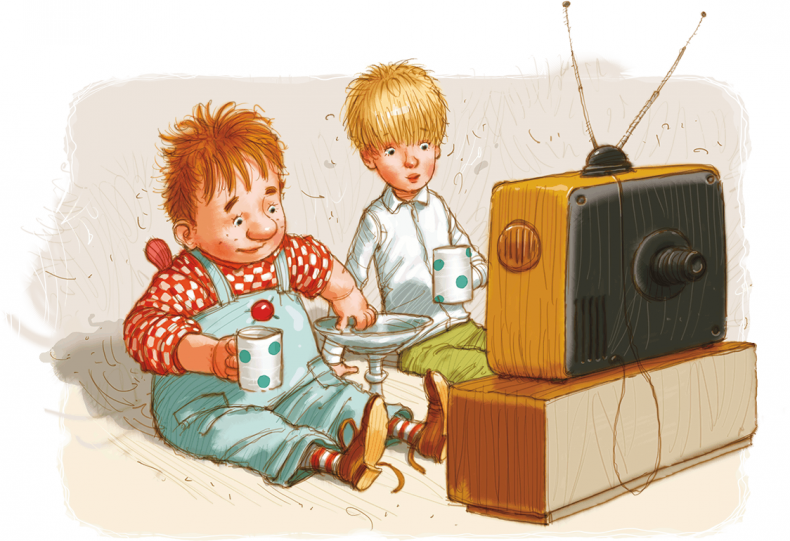 Иллюстрация к книге — Карлсон, который живет на крыше, опять прилетел [i_046.jpg]