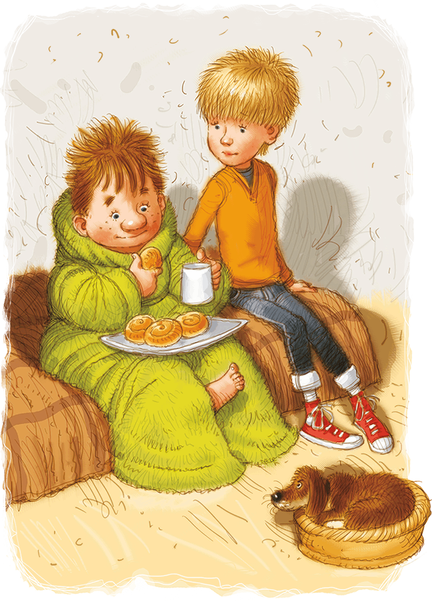 Иллюстрация к книге — Карлсон, который живет на крыше, проказничает опять [i_015.jpg]