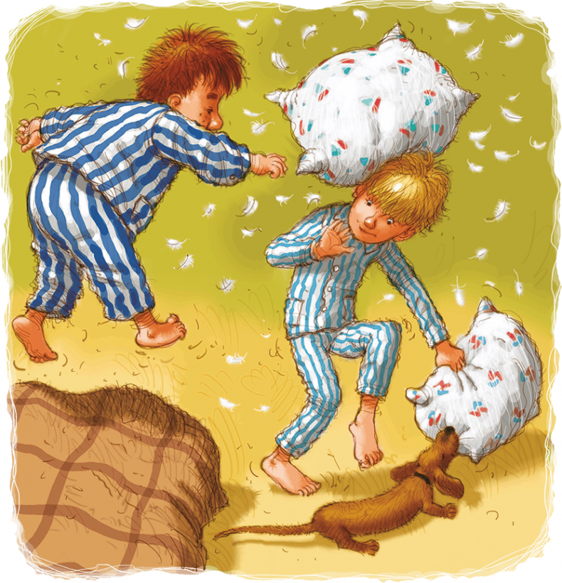 Иллюстрация к книге — Карлсон, который живет на крыше, проказничает опять [i_020.jpg]